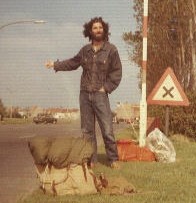 Hitching in Belgium in July 1972