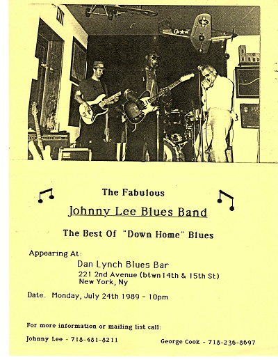 Johnny Lee Blues Band 07/21/89 Dan Lynch